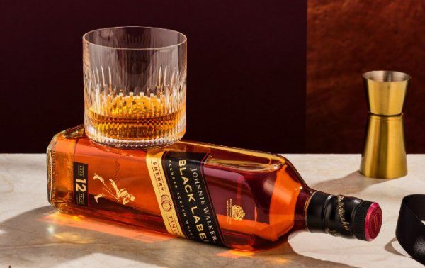 Johnnie Walker bottles Black Label Sherry Finish
