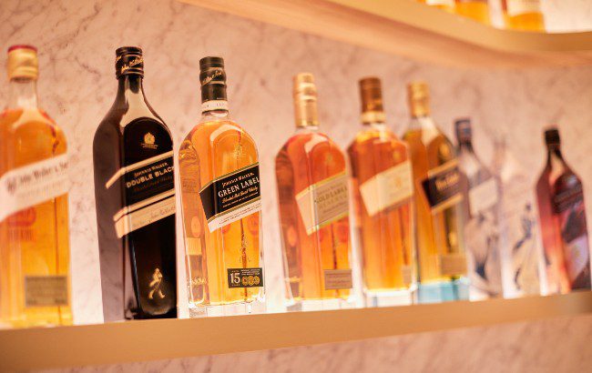 Diageo owns Johnnie Walker