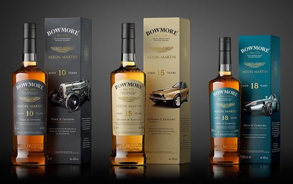 Bowmore reveals new Aston Martin bottles