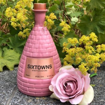 Sixtowns Pink Gin bottle