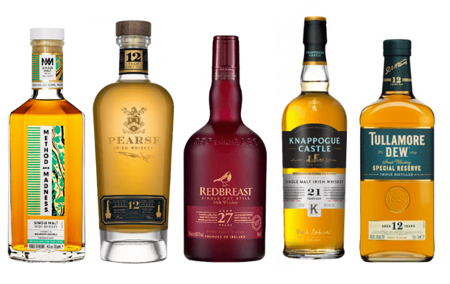 Ten award-winning Irish whiskey