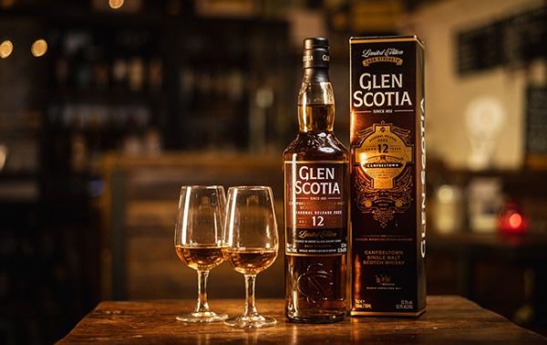 Glen Scotia and Bar Pepito bottle 12YO whisky
