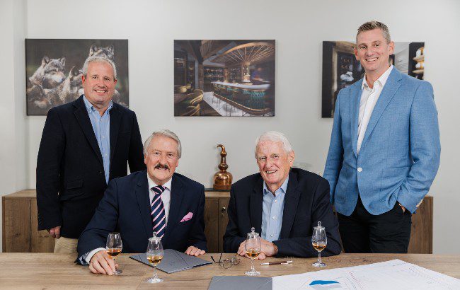 John Moore, Richard Paterson OBE, Michael Lunn, Jamie Lunn