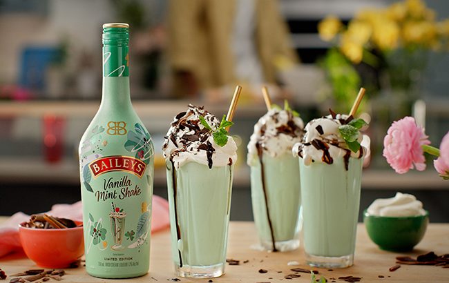 Baileys Vanilla Mint Shake