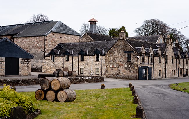 The Dalmore Distillery, owned by Whyte & Mackay