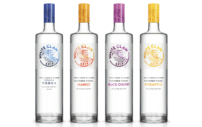 White Claw vodka, owned by Mark Anthony Brands