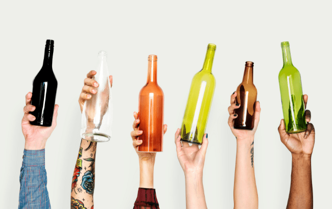 DRS glass bottles