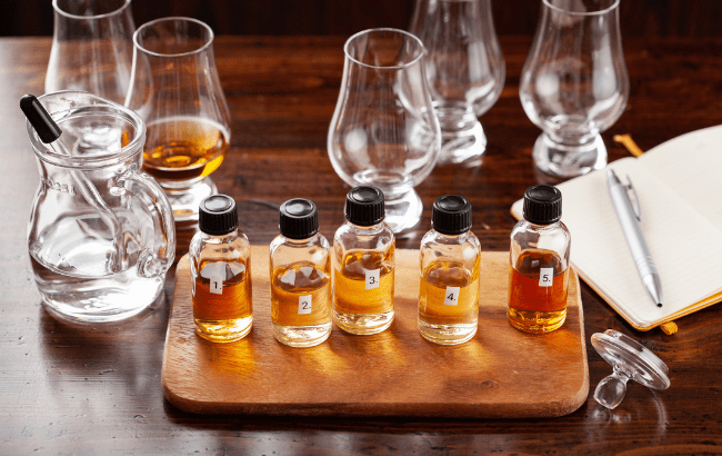 blind tasting spirits education