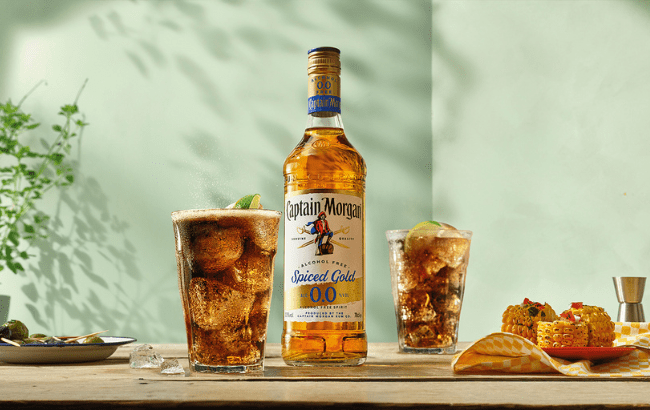 Captain Morgan Spiced Gold goes alcohol-free - The Spirits Business