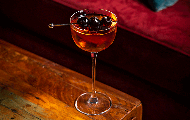 Perfect-Three-cherries-cocktail