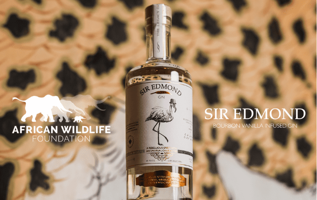 Sir Edmond gin supports African Wildlife Foundation