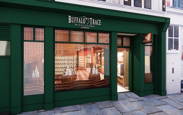 Buffalo Trace Distillery London storefront