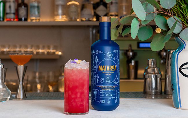 Loving Lavender cocktail, created by Mataroa Gin and Konstantinos Theodorakopoulos
