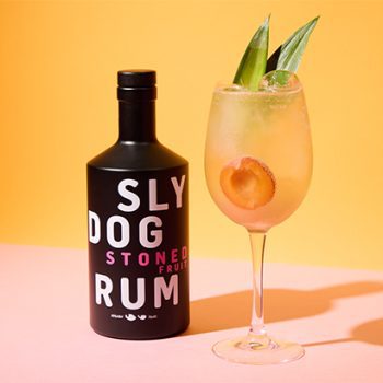 Sly Dog Stoned Fruits rum, in a spritz