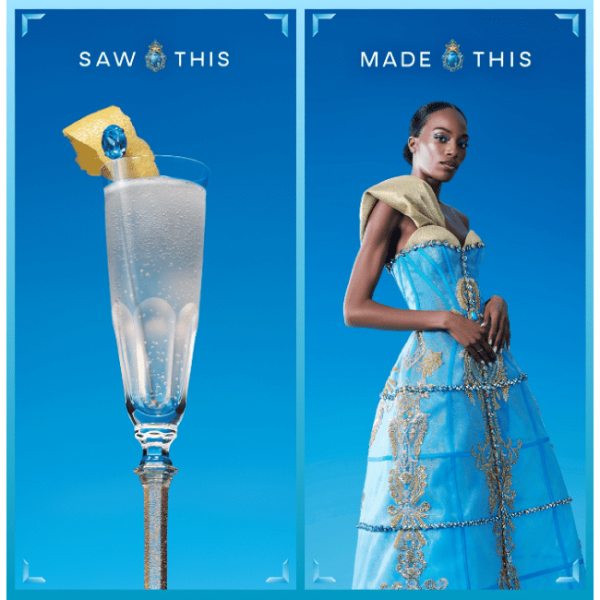 Bombay Sapphire teams up with fashion designer