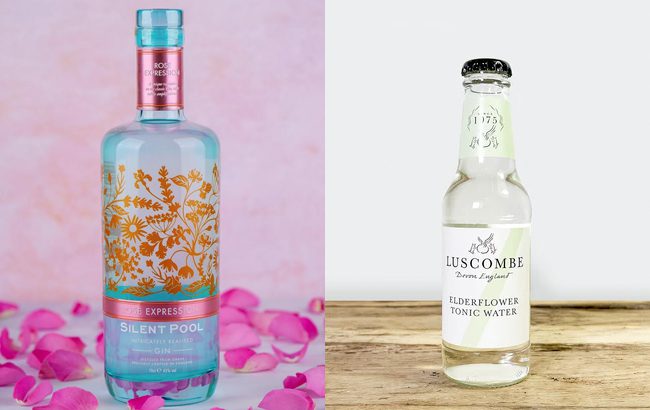 Silent Pool Rose Expression and Luscombe Elderflower Tonic