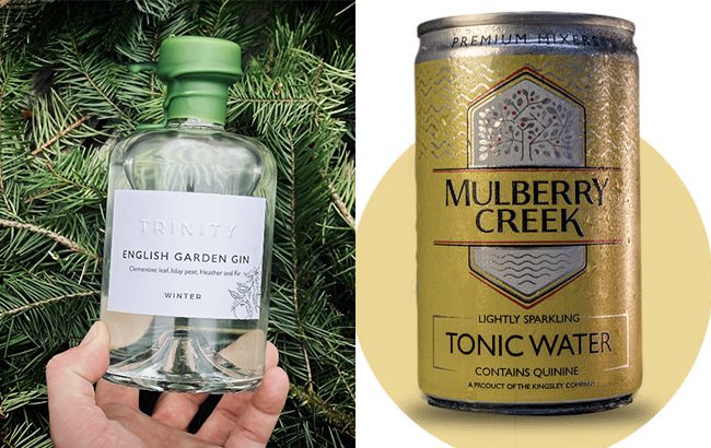 Trinity English Garden Winter Gin and Mulberry Creek Tonic