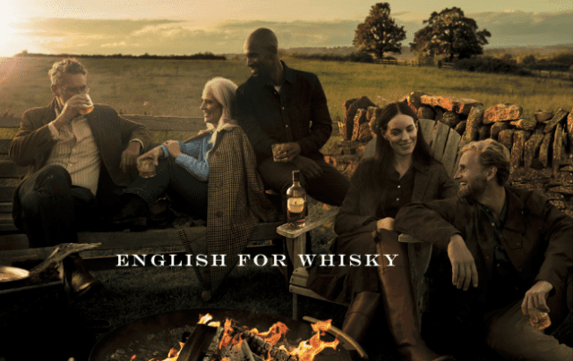 Cotswolds Distillery whisky advert – text reads ‘English for Whisky’