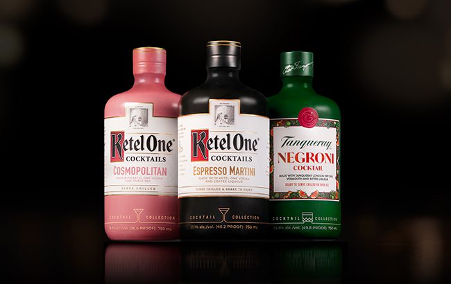 Diageo The Cocktail Collection- Ketel One Cosmopolitan, Ketel One Espresso Martini and Tanqueray Negroni