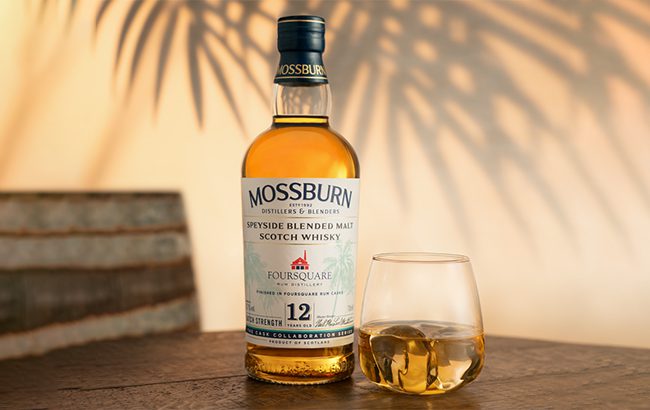 Mossburn 12yo Speyside whisky bottle