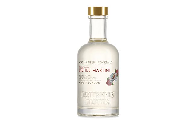 Myatt’s Fields Invisible Lychee Martini bottle