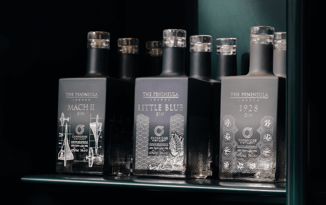 Peninsula London and Cambridge Distillery's new gins