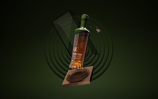 SMWS celebrates anniversary with 40YO whisky – bottle photo