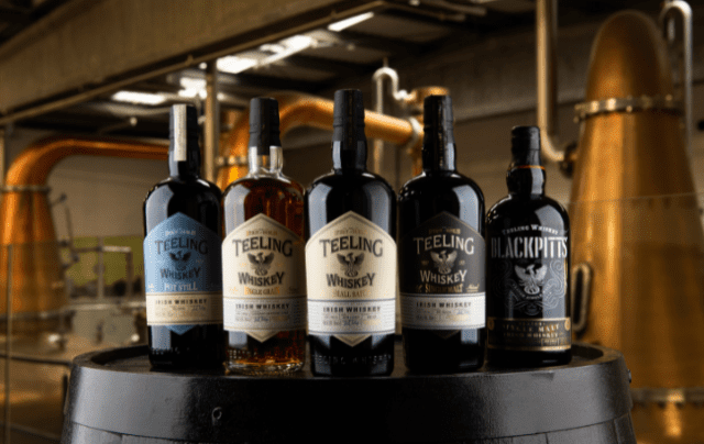 The Teeling range of whiskeys