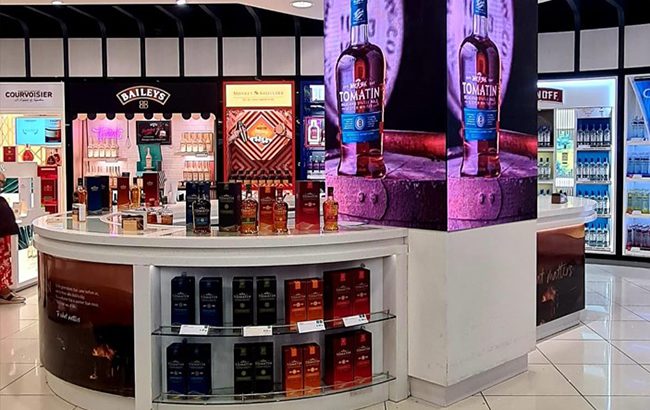 Tomatin whisky activation at London Heathrow’s Terminal 5