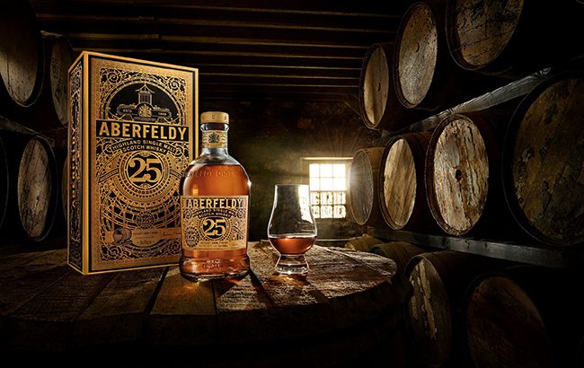 Aberfeldy 25 year old anniversary whisky