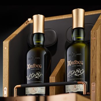 Ardbeg Rollercoaster scotch whisky bottles