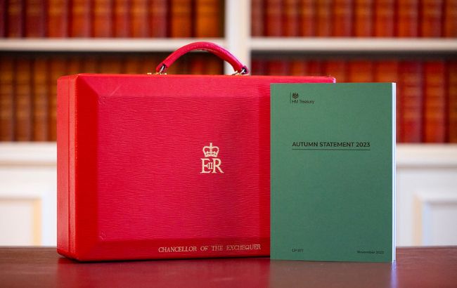 Autumn statement red briefcase - business rates relief