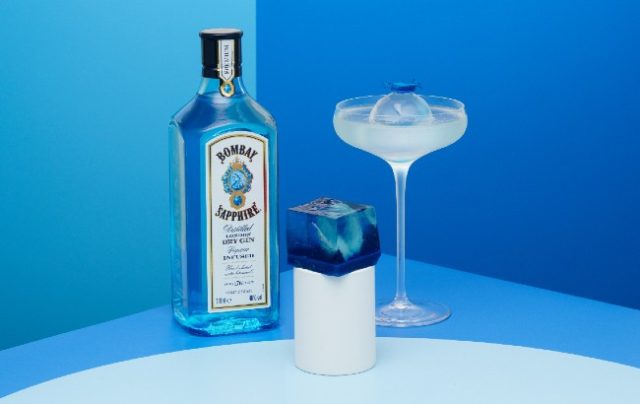 Bombay Sapphire edible art