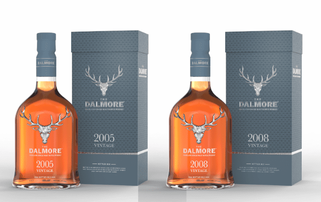 The Dalmore Vintage 2005 and Vintage 2008