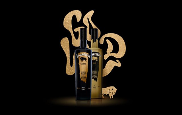 Żubrówka Czarna and Gold