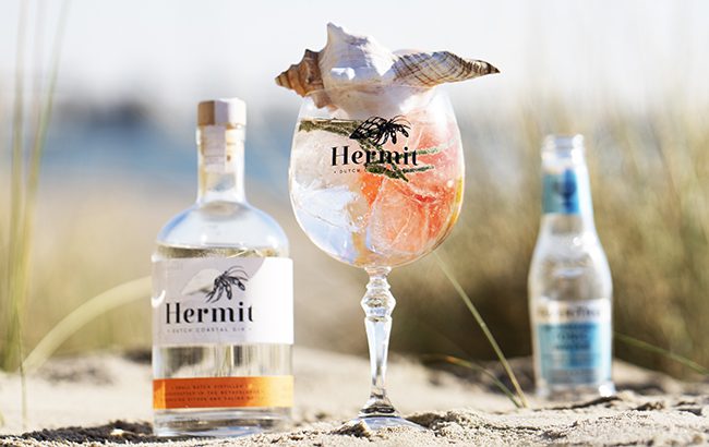 Gin holandês de praia eremita