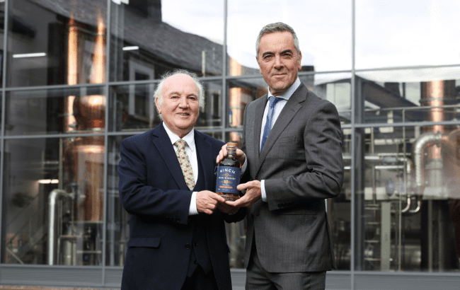 James Nesbitt and Hinch Distillery founder 