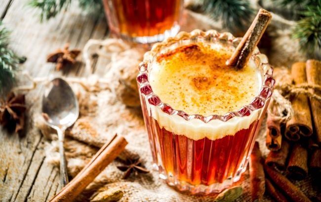 Hot Buttered Rum Cocktail