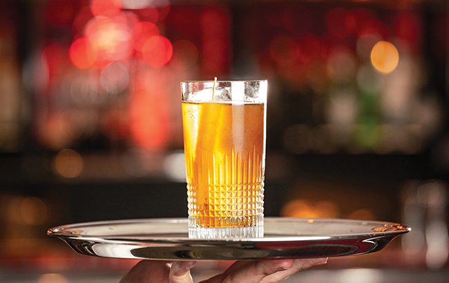 alcohol-free V&T at Harrods’ Baccarat Bar