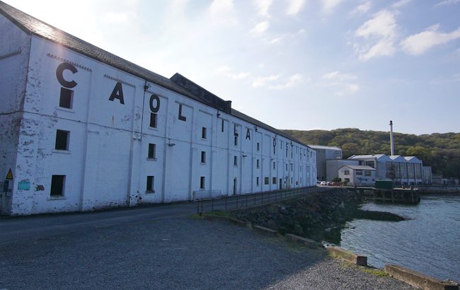 Diageo owned Caol Ila distillery on Islay