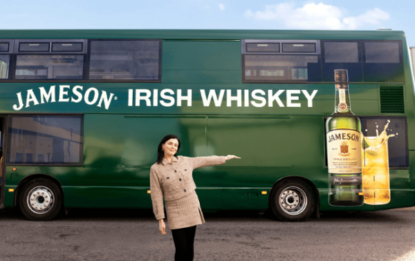 Jameson unveils St Patrick’s Day bus