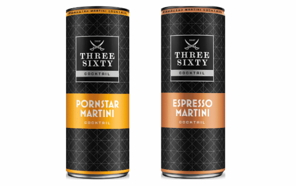 Three Sixty Vodka debuts canned cocktails
