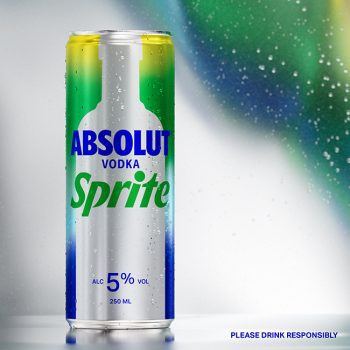 Absolut vodka and Sprite