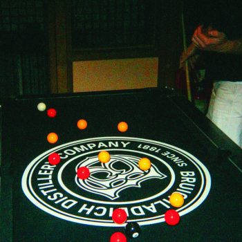 Dram pool table