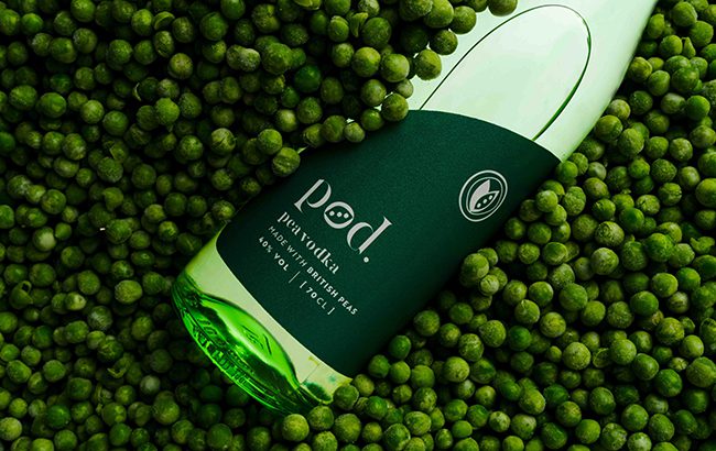 Pod Pea Vodka sustainable vodka