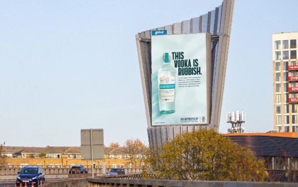 Respirited campaign quips ‘This Vodka is Rubbish’