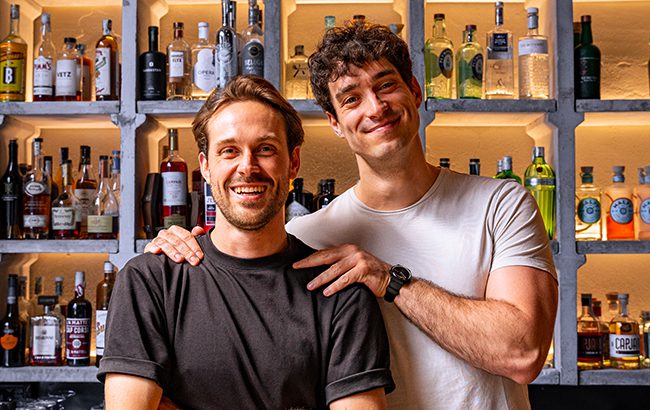 Moebius Milan Giovanni Allario (Bar Manager) & Lorenzo Querci (Owner)