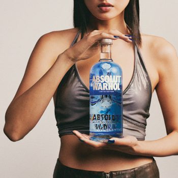 Absolut Warhol bottle brand design