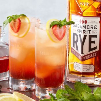 Sagamore Whiskey Strawberry Lemonade