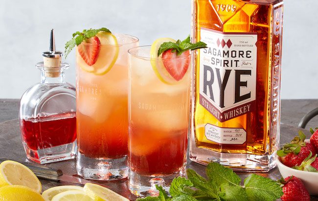 Sagamore Whiskey Strawberry Lemonade